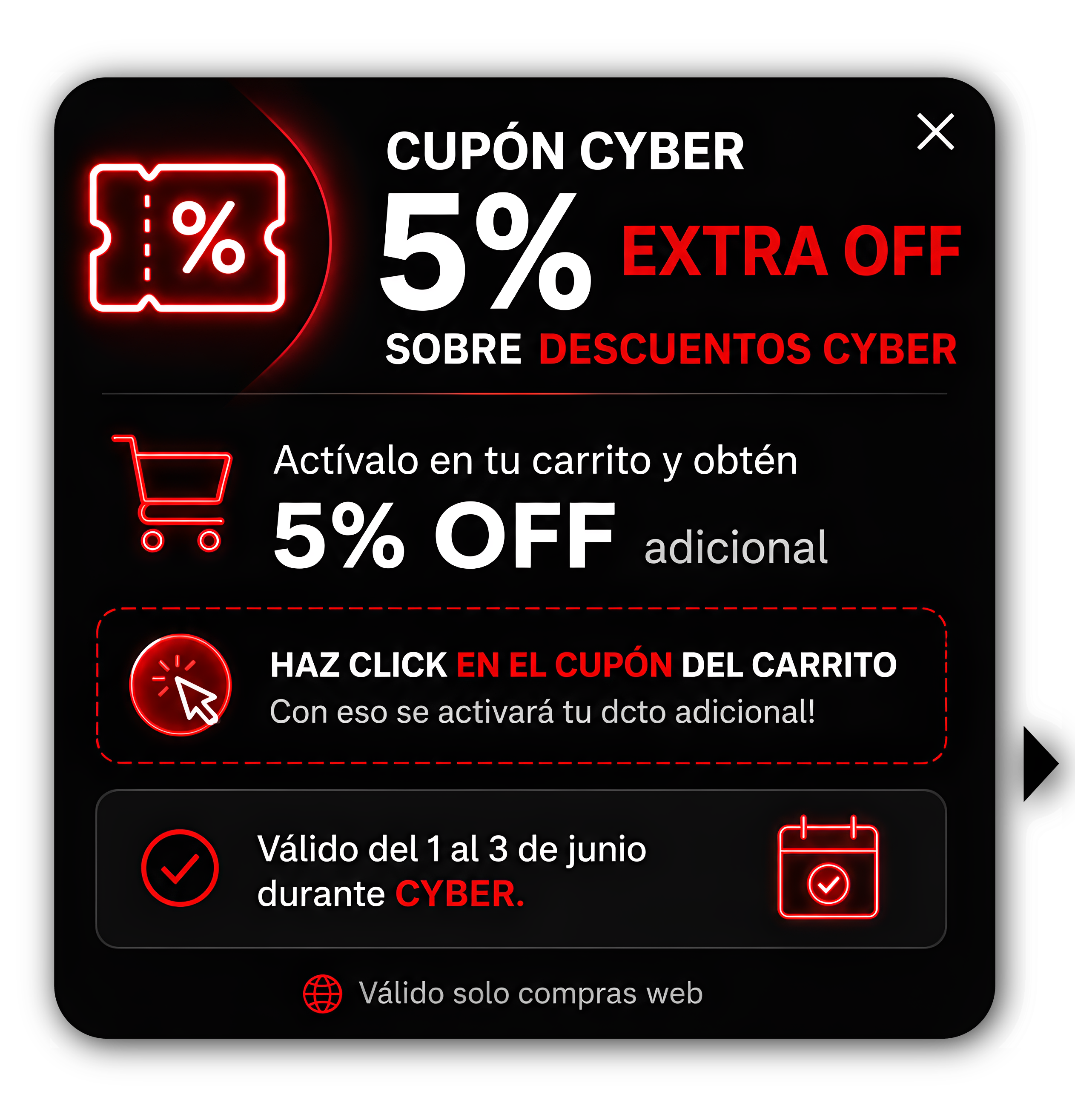 Cupón Cyber Junio 2026 — CYBERAMK2026