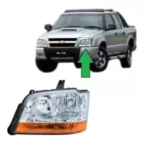 Farol Izquierdo Para Chevrolet S10