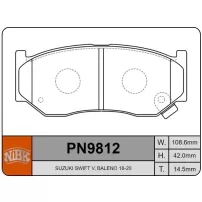 Pastilla De Freno Delantera Para Suzuki Dzire 2017-2022 1.2 K12m A2n412