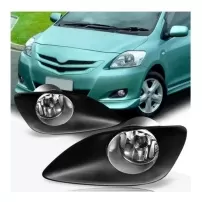 Kit Neblineros Toyota Yaris Sedan 2006 2013 Bisel Negro