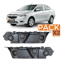 Pack Mensula Parachoque Del. Para Chevrolet Sail 2016-2022 1.5