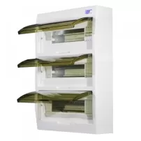 tablero plastico sobrepuesto 36 circuitos p/ transparente