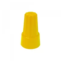 conector plastico conico nro 33 amarillo