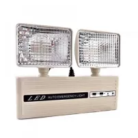 lampara emergencia 2 focos led 2x1,5w con manilla lexo