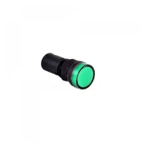 luz piloto led 16mm verde 220v