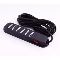 alargador multiple 6 pos 3 mts gris - bticino ref s3630gbm5