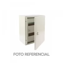 tablero metalico 800x600x230mm con chasis ranurado