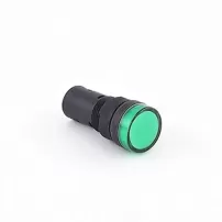 luz piloto led 22mm verde 24 volt