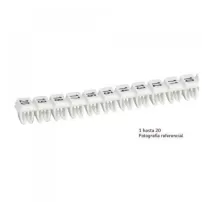 numeros de identificacion legrand 1,5-2,5 mm2 1 al 20 ref.38160