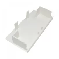 tapa final bandeja 100x50mm blanco