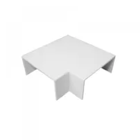 angulo plano bandeja plastica 40x16 mm blanco