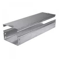 bandeja lisa zincada 100x50mmx3m con tapa