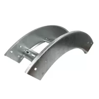 curva escalerilla vertical exterior galvanizada 200x100mm