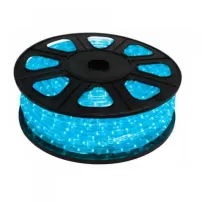 cinta led exterior 14,4w ip65 72 led x metro rollo 100 mts luz azul