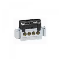 barra conexion riel din negra 4 entradas - legrand ref 004850