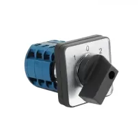 conmutador selector embutido (1-0-2) 3x50 amp
