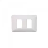 placa matix blanca 2 modulos bticino ref am503/2bn