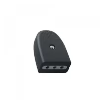 enchufe hembra volante gris c0rner 2pt 10a ref. s2672tge bticino