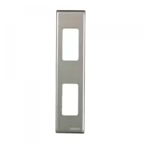 placa magic metalico 2 puesto para perfil ref.5367/2xa