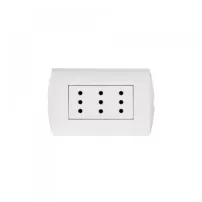 enchufe triple 10a - bticino ref ae2113e3b