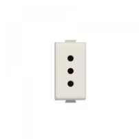 enchufe matix 2p + t marfil 10a 250v bticino ref a5113