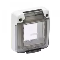 tapa estanca transparente 2 modulo gewiss ref gw27403