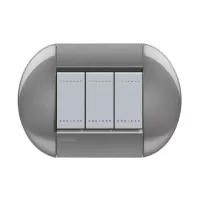 placa eliptica 3 mod. terminacion tight bticino cod ref lnb4803tg