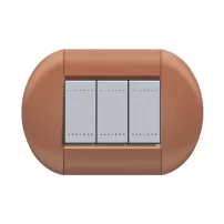 placa eliptica 3 mod. terminacion siena bticino cod ref lnb4803si