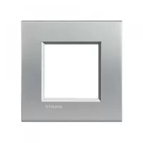placa 2p color tech cuadrado living light bticino ref lna4802te