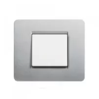 placa 2p plata matix bticino ref am4802sl