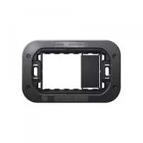 soporte 3 modulos bticino ref h4703w