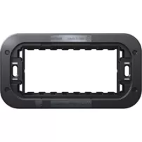 soporte 4 modulos bticino ref h4704w