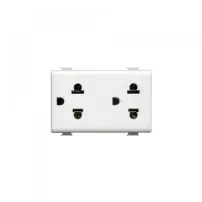 toma de corriente euroamericana 2p 1 mod. matix bticino am5025d