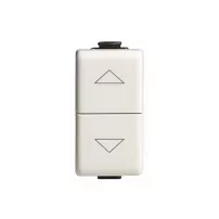 pulsador doble na c/ interbloqueo 10a 250v - marfil bticino ref a5037