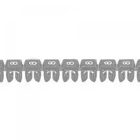 cab3 0,5-1,5 mm2 numero 8 gris - legrand ref 038218