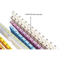 cab3 1,5-2,5 mm2 numero 8 gris - legrand ref 038228