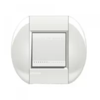 placa 2p blanca eliptica bticino cod ref lnb4802bi