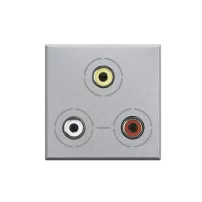 conector video rca x 3 - claro bticino ref hc4283