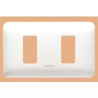 placa 2 modulo nea abs blanca bticino ref m903m2bn