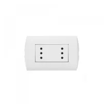 toma doble 10a blanca armada bticino cod ref ae2113e2b