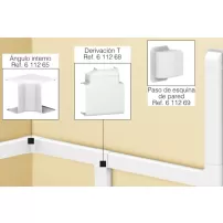 fluidos derivacion t 40x70 legrand ref 611268