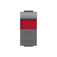 pulsador na+portalampara rojo 10a 250v bticino ref l4038r