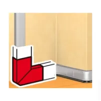 angulo plano 150x50 legrand ref 011245