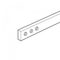 barra cobre perforacion rosca 120a - legrand ref 037388