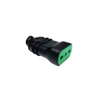 enchufe hembra volante 2p+t 10a 250v negro fanton ref 81101