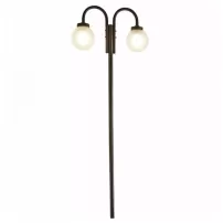 poste fierro 2 ganchos curvo para globo de 25cms.