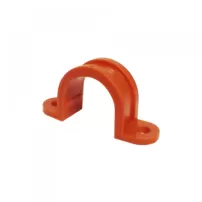 abrazadera plastica enlazable 16mm color naranja
