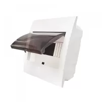 tablero plastico embutido 8 circuitos p/transparente-forceman