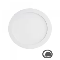 foco led embutido 18w redondo dimiable luz fria.