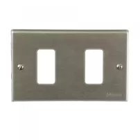 placa anonizada magic 2p bticino ref 503/2